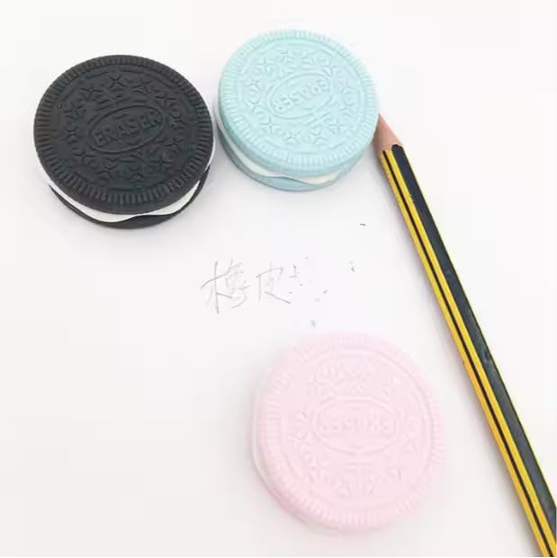 Image of R&H Designer Erasers (Cream Biscuit 3 PCS)