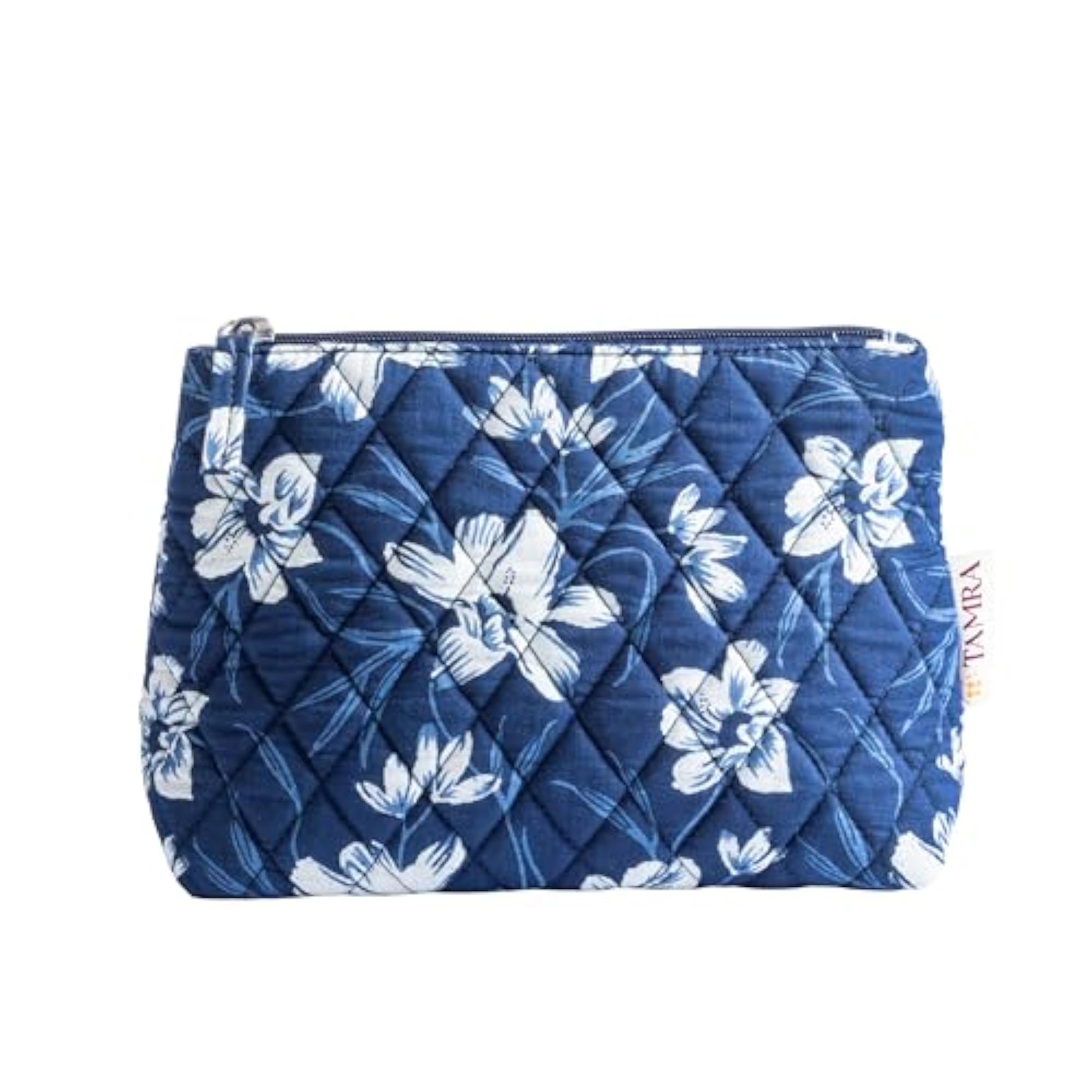 Blue Makeup Pouch, Toiletry Organizer for Women