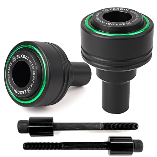 ZEXDDI Motorcycle Frame Sliders Crash Pad Falling Protection Compatible with 2025 Z900 Z 900 Z900RS Z900SE 2017-2023 2024 2025 2026 z900 accessories (For Z900/RS/SE Green)