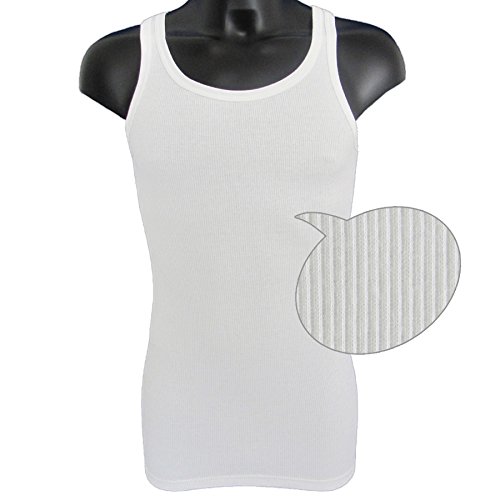 HERMKO 3018 Canottiera da Uomo a Maglia