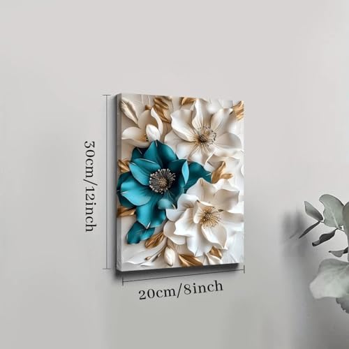 Art mural floral moderne pour habiller un mur blanc nu - 6