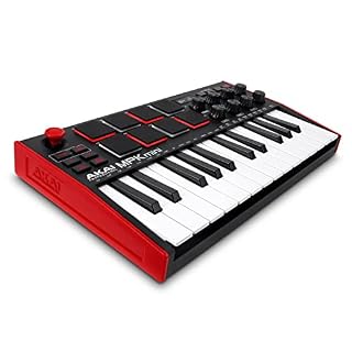 AKAI Professional MPK Mini MK3 – Clavier MIDI USB Portable avec 25 Touches, 8 Pads et Logiciels - Les Beatles, Paul McCartney, John Lennon, RIngo Starr, George Harrison