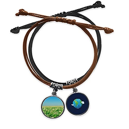Pulsera cuerda mano para amantes de la naturaleza y las ciencias forestales
