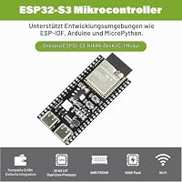 diymore 2PCS für ESP32-S3 DevKitC-1 N16R8 Modul, für ESP32 S3 1-N16R8 Entwicklungsboard mit WiFi, Bluetooth 5.0,USB C Anschließbare Antenne mit Antenne (Ungelötete Pins) – Ansicht 8