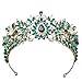 New 2026 Unisex Stainles Stell Flowers Crystal Drop Ab Bridal Crowns Wedding Hair Dress Accessories Diadem Veil Tiaras Head Jewelry Party Prom Fashion Trendy Creative Gift For Women And Men