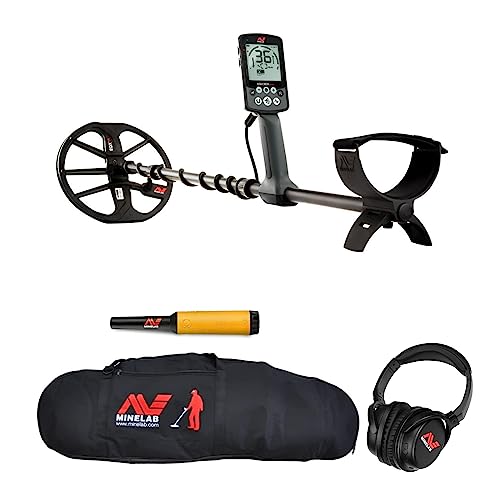 Minelab Equinox 800 Waterproof Metal Detector Bundle with ML 80 Wireless Headphones and Pinpointer Bundle (4 Items)