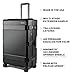 Pelican ATX Hard Case Luggage with Wheels - Waterproof Hardshell - Large Size (30 Inch) Check-In Suitcase (Black)