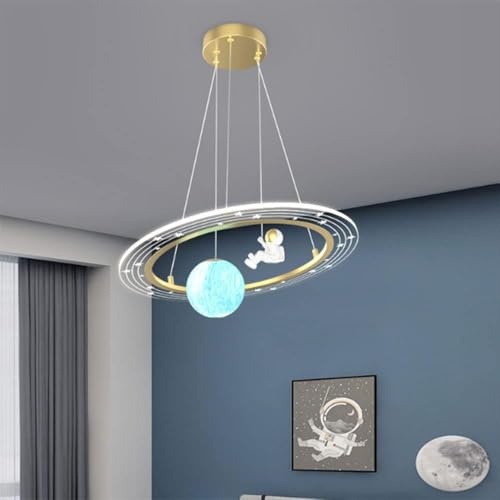 Lustre LED astronaute anti-éblouissement réglable pour éclairer la chambre