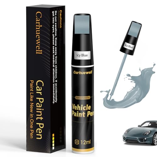 Image of Blue Touch Up Paint for Cars, Auto Car Paint Touch Up Paint Pen for Deep Scratches, Car Scratch Repair Pen, Quick and Easy Solution to Repair Minor Automotive Scratches (Icy Blue)