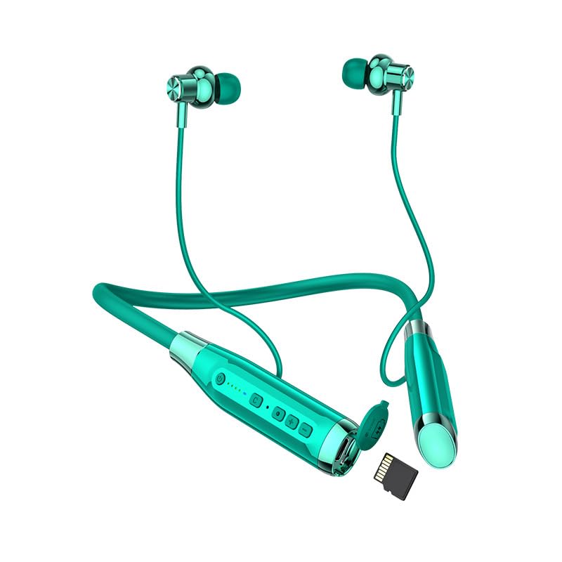 Neckband Bluetooth Headphones Headset with 100H Playtime Sports Waterproof Earphones with Durability Noise Cancelling with Mic 1000mAh Battery