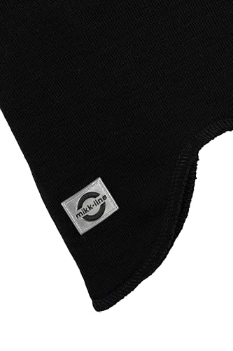 Cagoule Mikk-line anti-vent noire pour les sorties d'hiver - 2