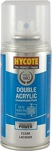 Hycote Double Acrylic Spray Paint, Clear Lacquer, 150 ml