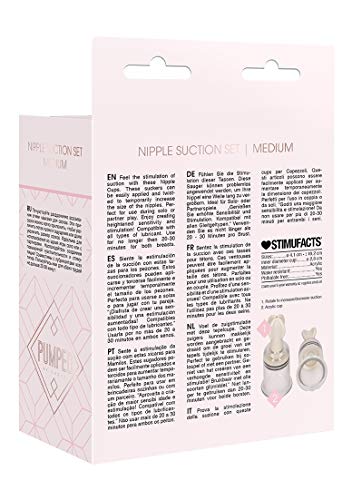 Nipple Suction Set Medium transparent Shots Pumped