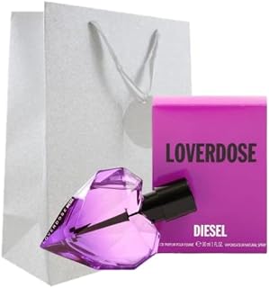 1 x 30ml Diesel Loverdose Eau De Parfume (With GIFT BAG Colours, Styles and Size May Vary)