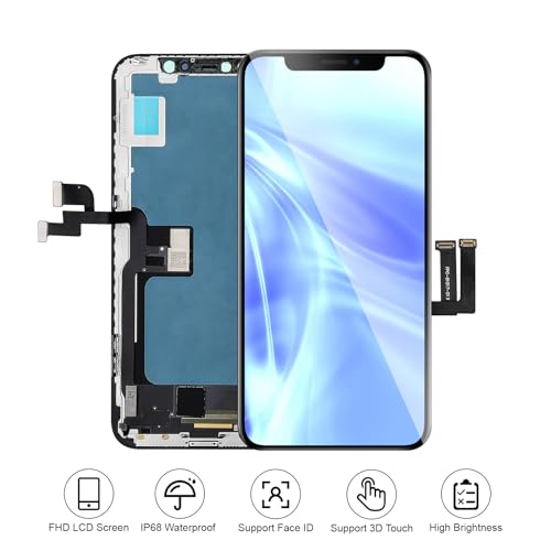Foobong FOR X Iphone X Screen Replacement 5.8 Inch Fhd Lcd Front Glass Panel 3D Touch Display Digitizer Assembly thumb #4