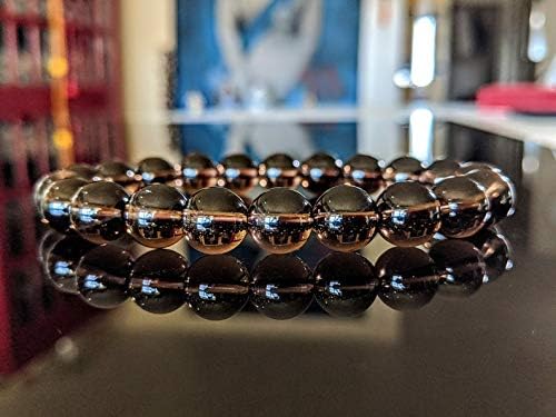 Smoky Quartz Crystal Bead Bracelet Crystal Jewelry Gemstone Bracelet Healing Crystals and Stones Crystal Bracelet