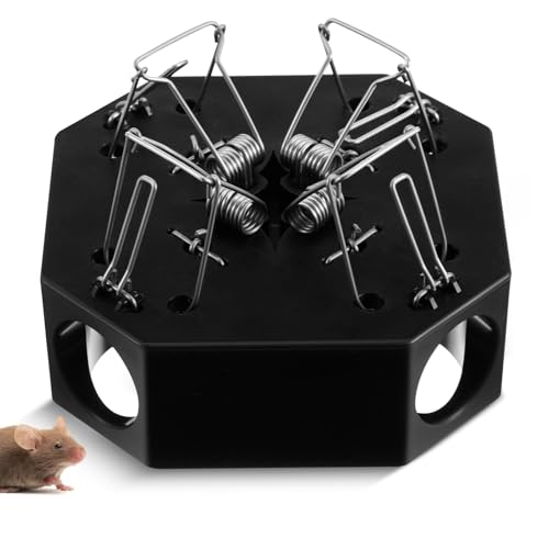 Qualirey 1 Pack Reusable Mouse Trap 4 in 1 Multi