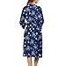 Yewattles Blue Sea Turtle 2025 Fashion Robes for Women Long Bathrobe Nightgown Lightweight Kimono Robe Soft Shawl Collar Spa Robes S-XXL for Workout Sport Home
