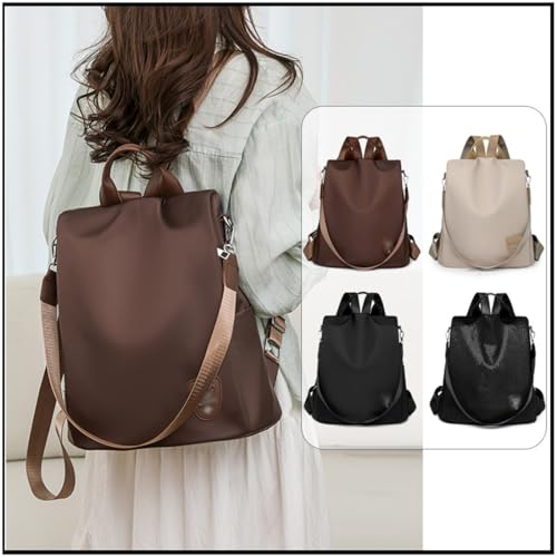 Forcipower Anti-Theft Large Capacity Backpack, Multi-purpose Large Capacity Oxford Cloth Lightweight Shoulder Bag (Glitter Black)2