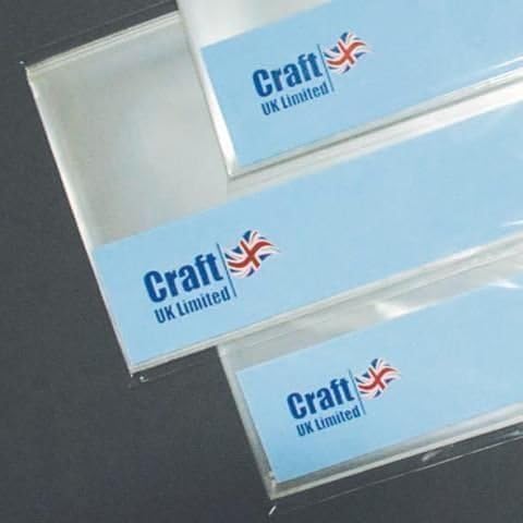 7" x 7" Pack of 50 Clear Cellophane bags
