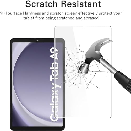 Image of Tempered Glass Screen Protector for Samsung Galaxy Tab A11 / A9 (8.7-Inch, SM-X110 /X115 /X117) | 9H Hardness | Anti-Scratch | HD Clear | Pack of 1