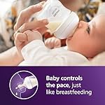 Philips Avent Natural Baby Bottles with Natural Response Nipples (Slow Flow, Flow 2), 4oz, 4-Pack, SCY900/04 - Image 2
