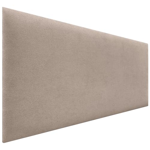 DHOME Cabecero Tapizado Liso de Tela Aqualine