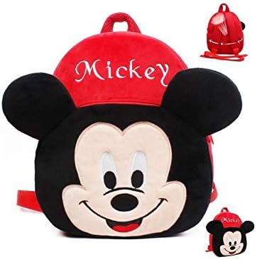 MSFIVelvet Kids School Bag Soft Plush School/Nursery/Picnic/Carry/Travelling Bag - 2 to 6 Year Age