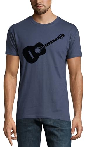 T-shirt en coton pour homme bleu denim mode casual chic