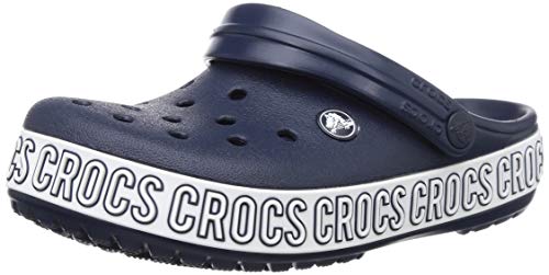 Image of Crocs Boy's Navy /White Clogs - J6 (205992-462)