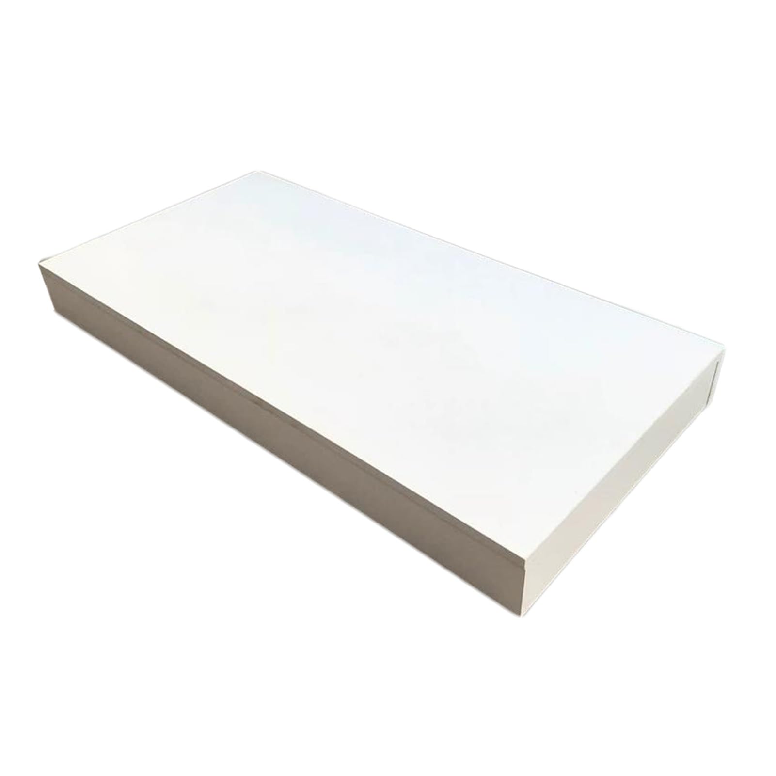 LYDBMYT Large White Mannequin Display Stand - 100x30x10cm Square Pedestal for Bridal Shops, Catering, Desserts, Collectibles & Jewelry Showcase - Perfect for Retail Displays