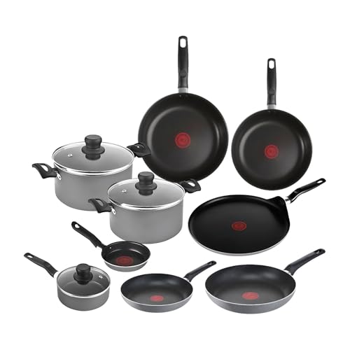 La Mejor Lista de Bateria T Fal Walmart - 5 favoritos. 46 Batería de Cocina Tfal Talent, 12 Piezas, Color Gris, Modelo 5819700-GRIS