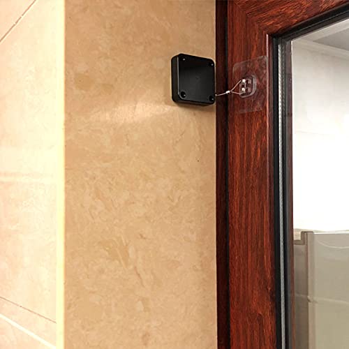 Cierrapuertas automático con sensor multifuncional autoadhesivo para interior 4