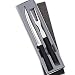 Rada Cutlery Carving Knife Set – Stainless Steel 2-Piece Carving Set With Stainless Steel Black Resin Handles
