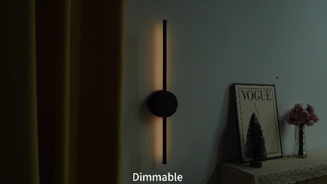 Image of Rechargeable Battery Operated Wall Sconce Set of 2, LED Cordless Wall Lamp with Remote Timer, Dimmable 3-Color Accent Lights for Dining Living Room, Bedroom, Hallway, Bathroom, Doorway - Black