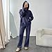 Sets For Women Two Piece Comfiest Airport Outfits Womens 2 Piece Sets Lounge Hoodie Sweatsuit Plus Size Fashion Clothing Airport Outfits Travel Tracksuits Women Women'S Athletic(Dark Blue,L)