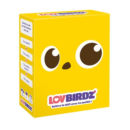LovBirdz, Quiz pour Couples | Cadeau Saint Valentin | Jeu de Cartes Couple pour renforcer sa complicité | 190 Cartes Questions | Soirée en Amoureux