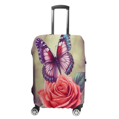 Housse de valise anti-rayures lavable et extensible pour grand bagage de taille L