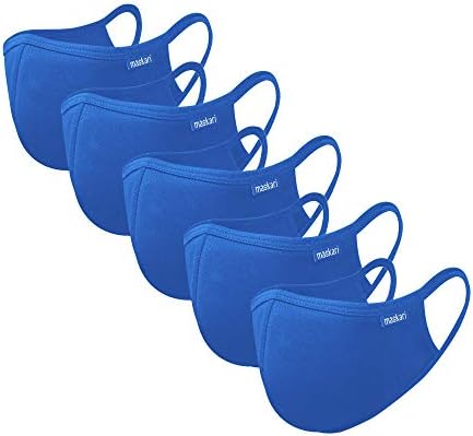 Reusable Face Mask | Face Masks Washable UK | 3 Layer Face Mask | HeiQ Viroblock | Breathable Face Mask | Sporty | Sizes for Men, Women, Teens & Kids | With & without Adjustable Ear loops | By Maskari