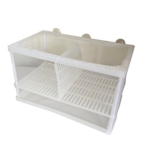 Finest-Filters Dual Aquarium Net Breeder Hatchery Isolation Chamber for Fish Tank