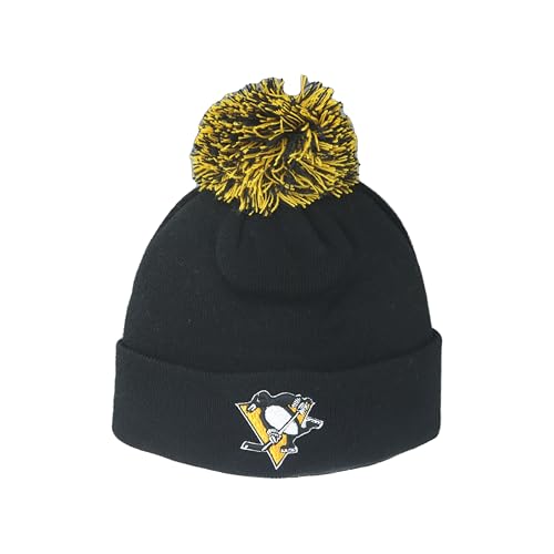 Pittsburgh Penguins NHL Officially Licensed Beanie Pom Icon Team Color