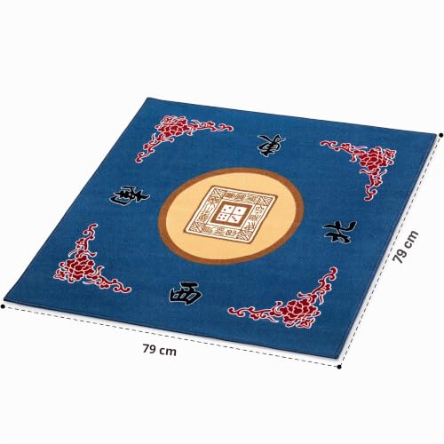 Miniatura 4 de Yellow Mountain Imports Tapete Para Mahjong, Póquer, Naipes, Juegos De Mesa Y De Fichas Y Dominós 79 Centimetros