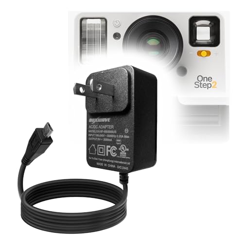 BoxWave Charger Compatible with Polaroid OneStep 2 - Wall Charger Direct (15W), Rapid Charge Your Device with Built-in 3ft Cable