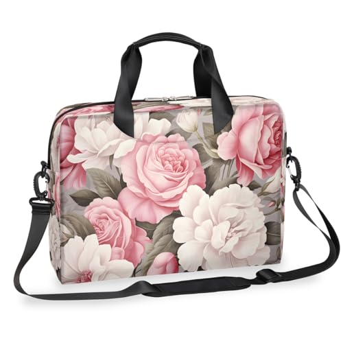Maletín para Laptop 15.6 Pulgadas Color Rosa y Blanco miniatura 1