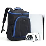 Picture of BGTREND Carrying Case for PS5, Gaming Console Bag with Multiple Pockets for Accessories and 15.6" Laptop, Portable for Travel and Storage, Black
