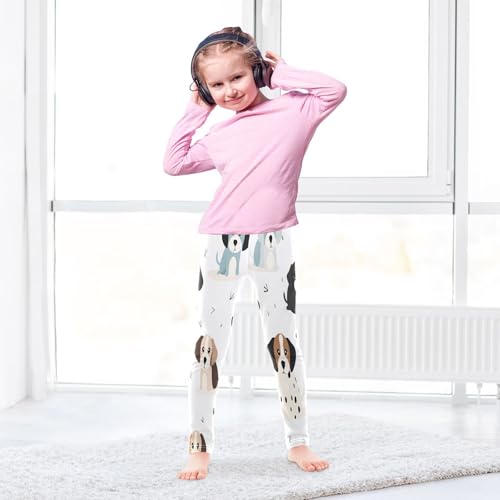 Bolaz Toddler Girls Leggings Printed Yoga Pants Leggings Cute Cartoon Dog for Kids4