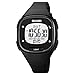 Fanmis 29 LED Sector Blue Red Light Digita Date Black Silicone Strap Men's Women's Wrist Watches