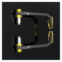 Protège-Mains Guidon Moto Pour Duke Unviersal Moto Moto Garde-Main Motocross Garde-Main Moto Protection Contre Les Chutes Poignée De Guidon Garde (Color : Schwarz