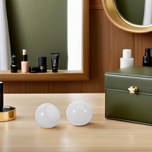 BIUDECO 20Pcs Small LED Makeup Mirror Globe Covers Hemispherical Vanity Bulb Lamp Shades for Dressing Table Lights Replacement Makeup Light Bulb Covers - Image 6