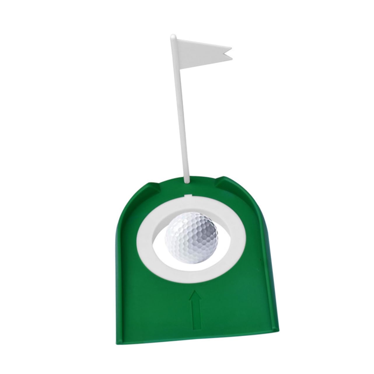 FOYTOKI Golf Training Aid 2 Pcs Detachable Practice Putting Cup Metal Training Holes for Indoor/Outdoor Putting Improvement